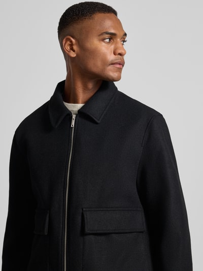 Lindbergh Hemdjacke mit Reißverschluss Black 3