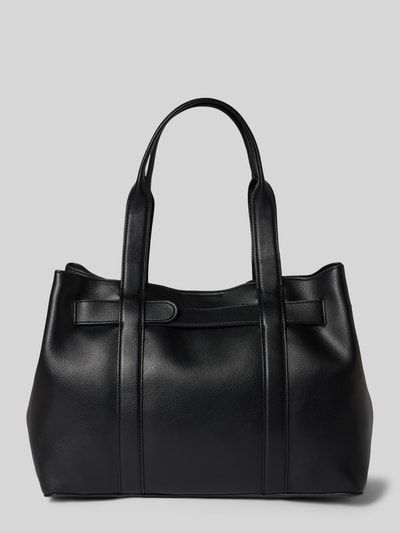 CK Calvin Klein Torebka tote z imitacji skóry Czarny 4