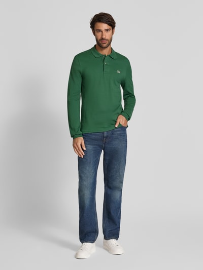 Lacoste Regular Fit Poloshirt aus reiner Baumwolle Gruen 1