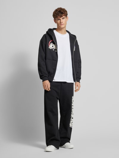 Low Lights Studios Sweatpants mit Label-Print Black 1