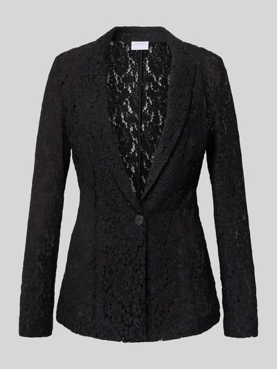 Jake*s Cocktail Żakiet z koronką szydełkową Czarny 2