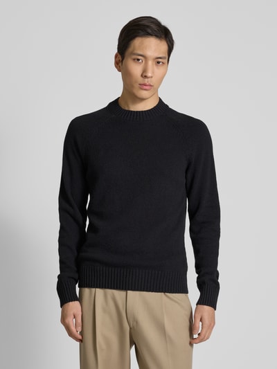 MCNEAL Gebreide pullover met raglanmouwen Zwart - 4