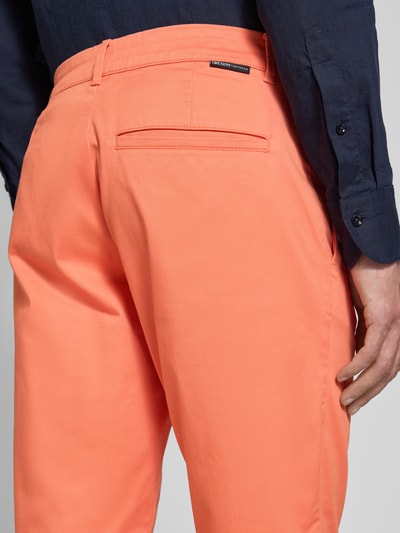 Tom Tailor Denim Regular fit bermuda's van katoenmix Oranje - 3