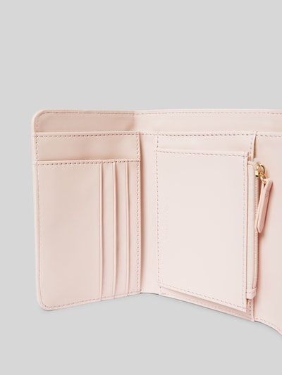 VALENTINO BAGS Portemonnee met labeldetail, model 'RISED RE' Rosé - 3