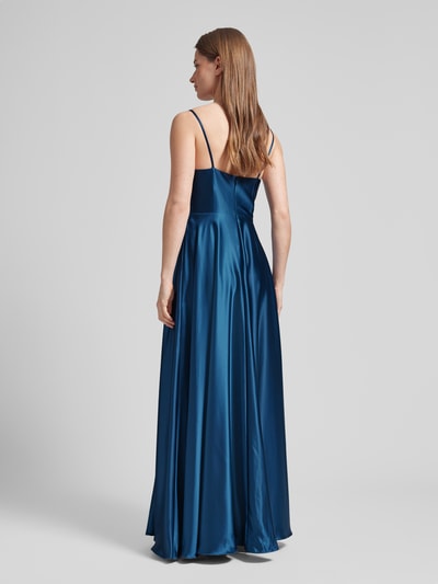 Laona Abendkleid mit Wasserfall-Ausschnitt Petrol 5