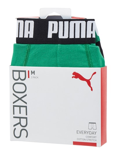 Puma Bokserki w stylu retro w zestawie 2 szt. Zielony 2