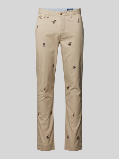 Polo Ralph Lauren Stoffhose mit Pattentasche Khaki 2