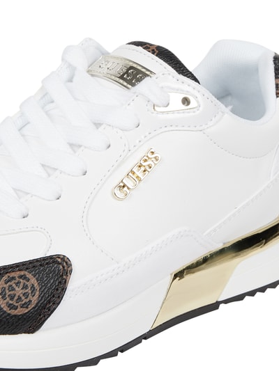 Guess Sneaker mit Label-Details Weiss 2