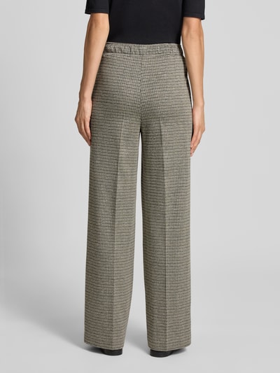 MORE & MORE Wide Leg Hose mit Bügelfalten Hellgrau 5