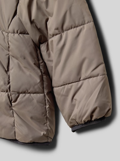 Mango Steppjacke mit Kapuze Stein 2