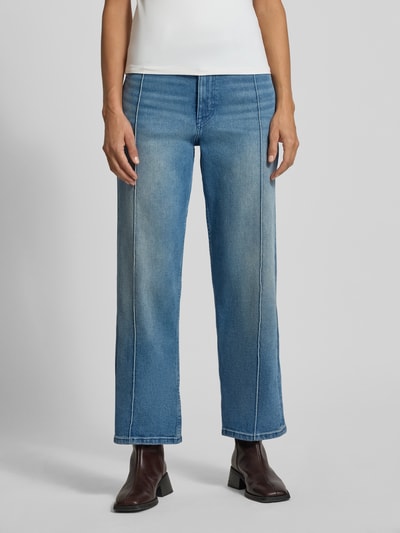 Mustang Loose Fit Jeans mit Ziernähten Modell 'Vermont' Jeansblau 4
