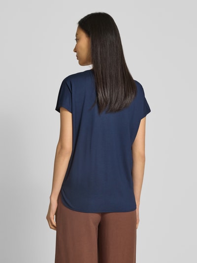 Tom Tailor T-shirt o kroju regular fit z mieszanki modalu Ciemnoniebieski 5