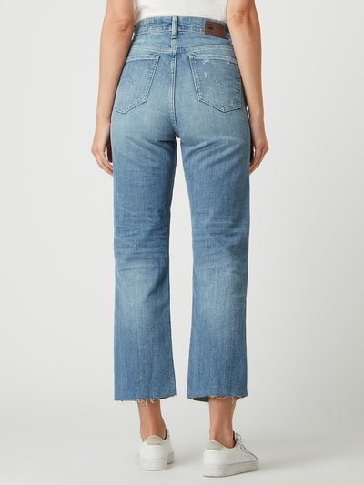 G-Star Raw Straight Fit High Waist Jeans mit Stretch-Anteil Modell 'Tedie' Jeansblau 5