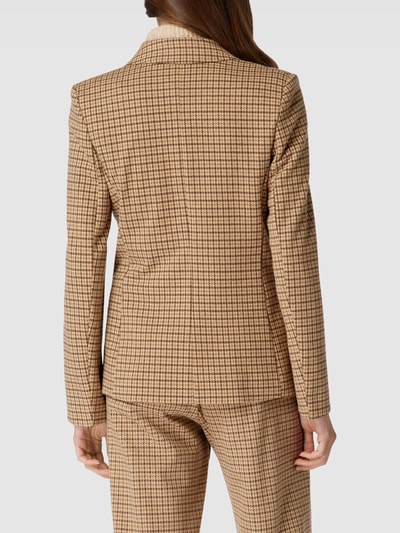 Weekend Max Mara Blazer mit Allover-Muster Modell 'Rodeo' Camel 5