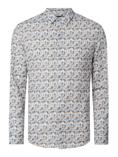 Drykorn Koszula lniana o kroju slim fit model ‘Ruben’ Żółty 3