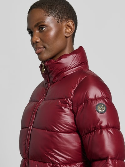 MICHAEL Michael Kors Regular Fit gewatteerd jack met logo-embleem Bordeaux - 3
