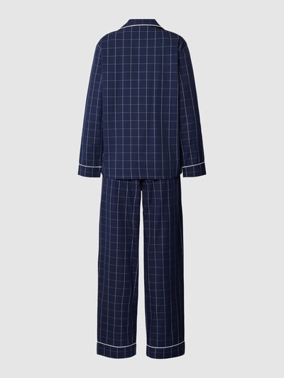 Lauren Ralph Lauren Pyjama met ruitpatroon Marineblauw - 3