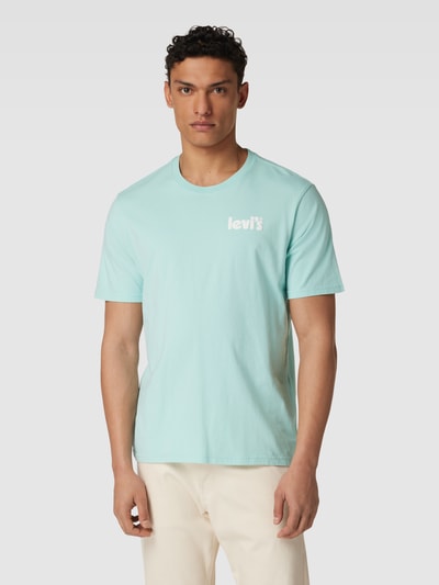 Levi's® T-Shirt mit Rundhalsausschnitt Tuerkis 4