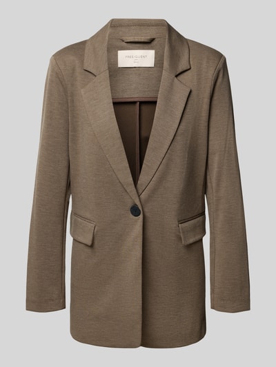 FREE/QUENT Regular fit blazer met klepzakken, model 'Nanni' Taupe - 2