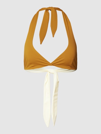 Mymarini Bikinitop in two-tone-stijl Donkergeel - 2