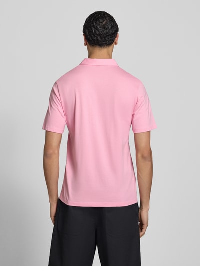 JACK & JONES Poloshirt mit Label-Print Modell 'BRANDON' Pink 5
