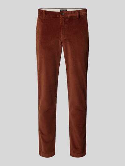 Jack & Jones Tapered fit corduroy broek met steekzakken, model 'CORDUROY' Camel - 2