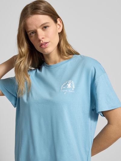 Marc O'Polo DENIM Regular Fit T-Shirt aus reiner Baumwolle Rauchblau 3