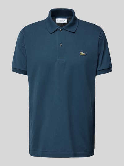 Lacoste Regular Fit Poloshirt mit Label-Patch Dunkelblau 2