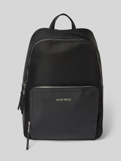 Antony Morato Rucksack mit Label-Applikation Black 2