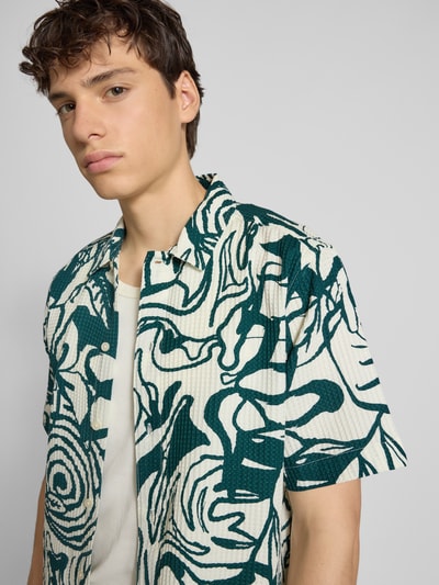 Only & Sons Regular fit vrijetijdsoverhemd van puur katoen Olijfgroen - 3