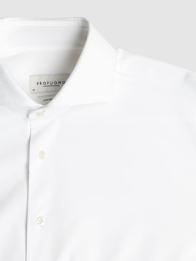 Profuomo Regular Fit Business-Hemd aus Baumwollmischung  Weiss 2