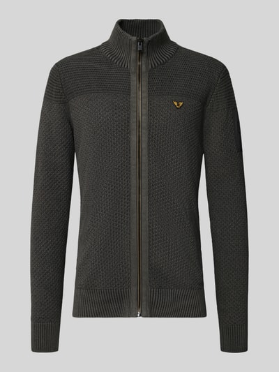 PME Legend Gebreid jack met ritssluiting Olijfgroen - 2