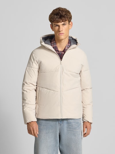 Jack & Jones Gewatteerd jack met capuchon Offwhite - 4