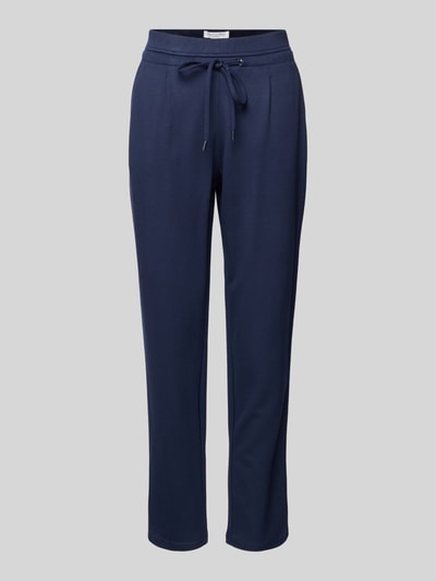 Christian Berg Woman Regular Fit Stoffhose aus Viskose-Mix Dunkelblau 2