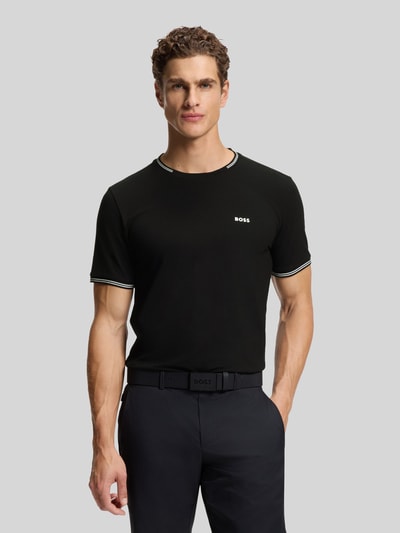 BOSS Green Regular Fit T-Shirt aus Baumwoll-Mix Modell 'TAUL' Black 4