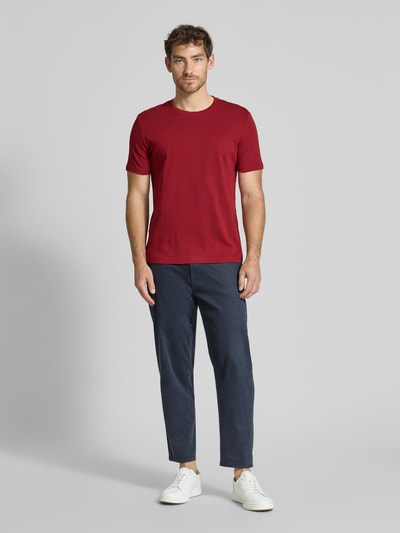 Christian Berg Men T-shirt z okrągłym dekoltem Ciemnoczerwony 1