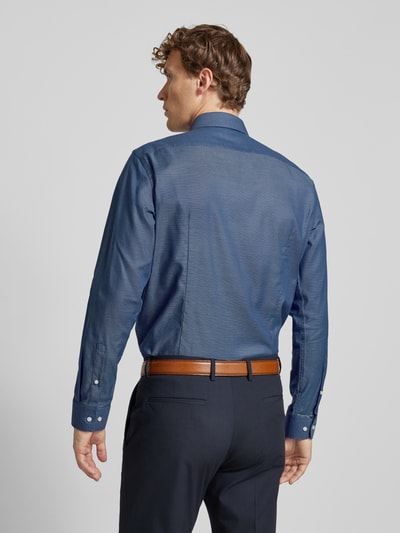 Jake*s Regular Fit Business-Hemd mit Knopfleiste Bleu 5