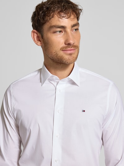 Tommy Hilfiger Regular fit zakelijk overhemd van puur katoen Wit - 3