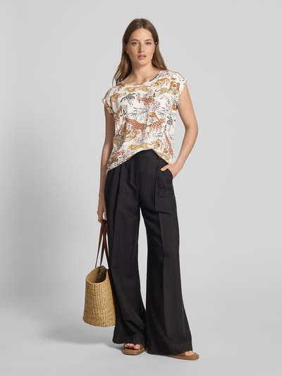 Apricot T-Shirt mit Rundhalsausschnitt Offwhite 1