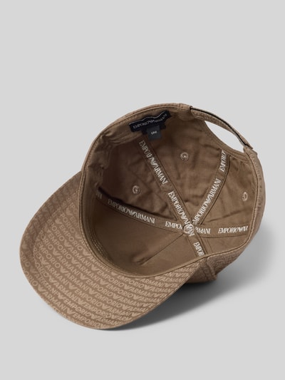 Emporio Armani Basecap mit Label-Applikation Beige 2