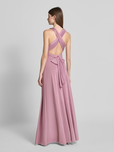 Rose Avenue Abendkleid mit V-Ausschnitt und Taillenband Lila 5