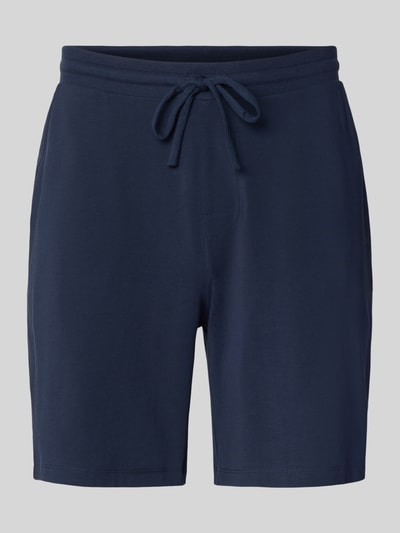 JOOP! Collection Sweatshorts met elastische band en tunnelkoord Marineblauw - 2