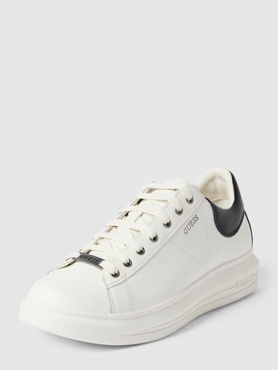 Guess Sneaker mit Kontrastbesatz Modell 'VIBO' Weiss 1