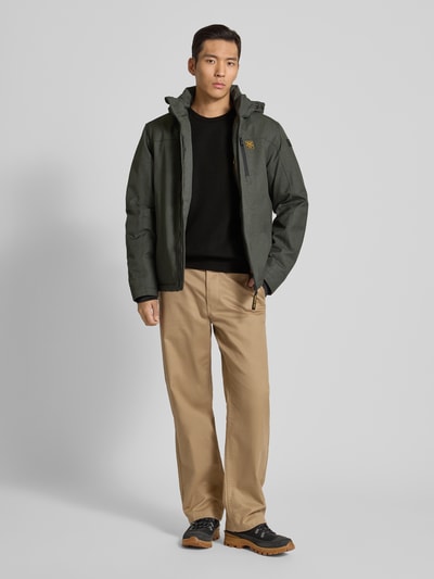 PME Legend Sweatshirt met labelstitching Zwart - 1