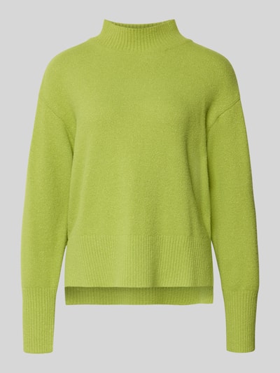 Betty Barclay Gebreide pullover met opstaande kraag Lindegroen - 2