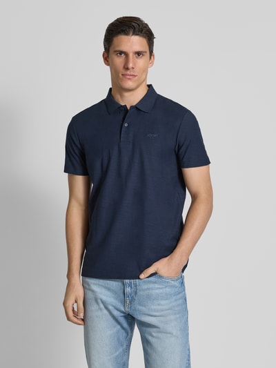 JOOP! Jeans Poloshirt mit Label-Print Modell 'Alonso' Marine 4