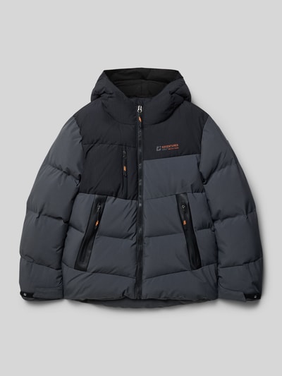 Killtec Regular fit gewatteerd jack in donslook Grafiet - 1