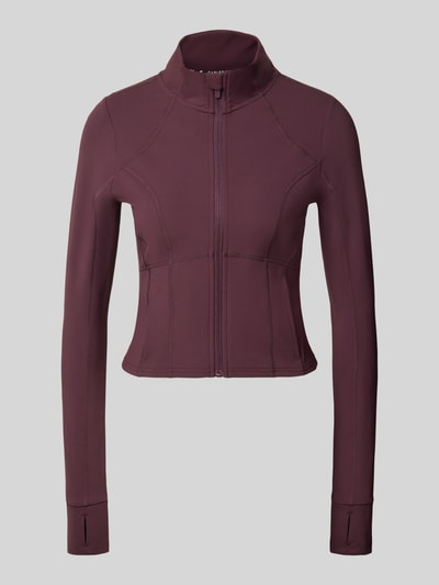 Fabletics Slim Fit Jacke mit Stehkragen Modell 'STORM' Bordeaux 1