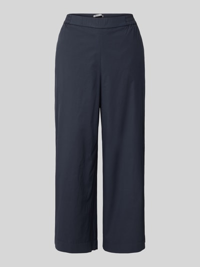 Raffaello Rossi Kuloty z szeroką nogawką i elastycznym pasem model ‘JOLIE’ Granatowy 2