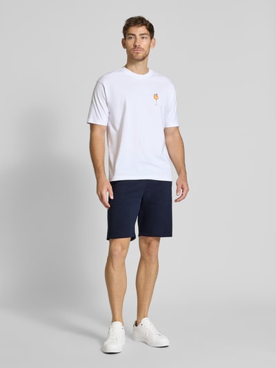 MCNEAL Shorts mit elastischem Bund und Eingrifftaschen Dunkelblau 1